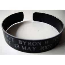 Custom order Black Aluminum  KIA Bracelet